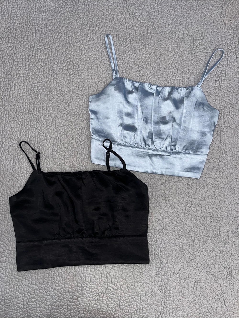 Lulus Satin Crop Tank Bundle